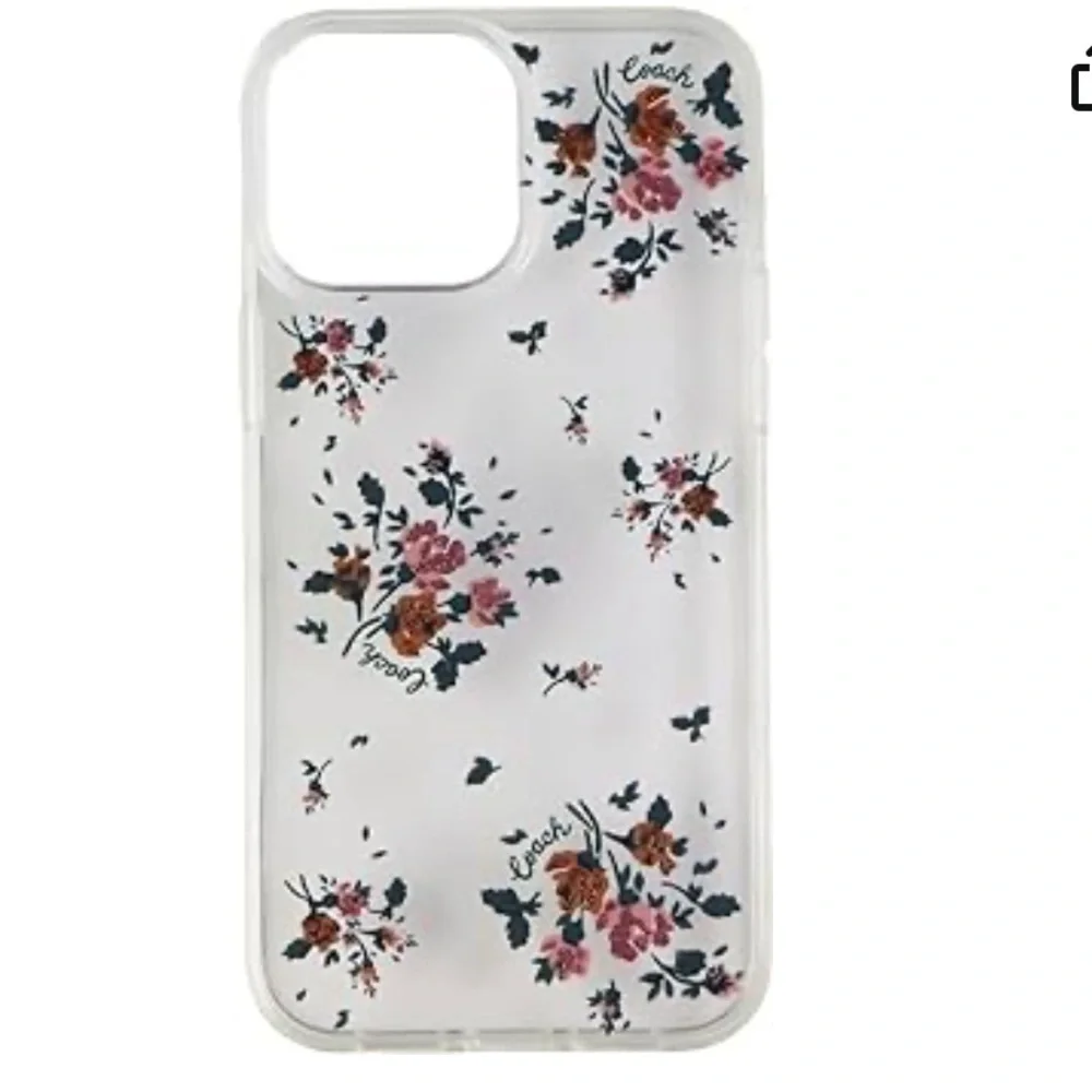 Coach Cell Phone Hardshell Case in Rose Bouquet / Clear, for iPhone 13 Pro